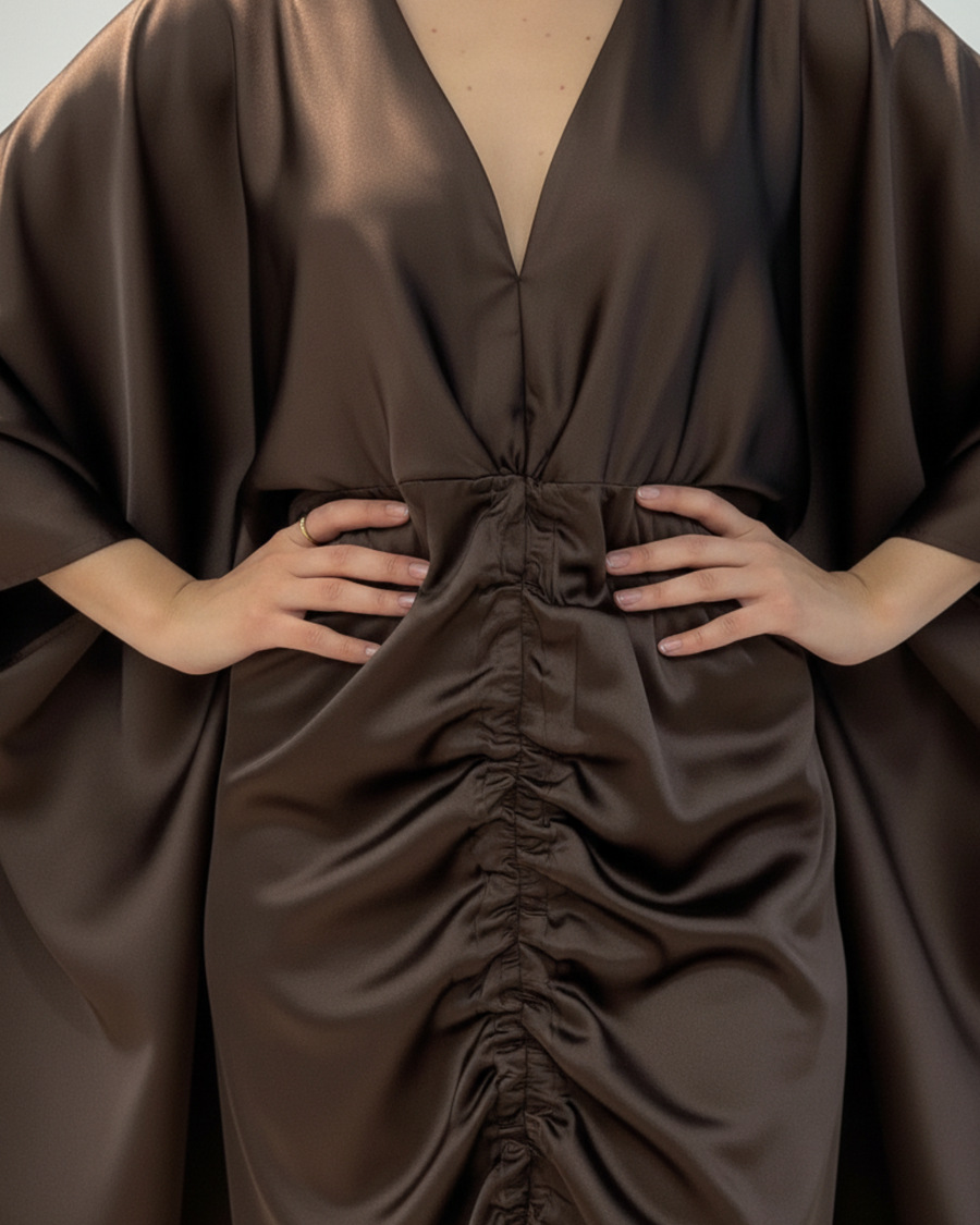 Vestido Cléa Marrón