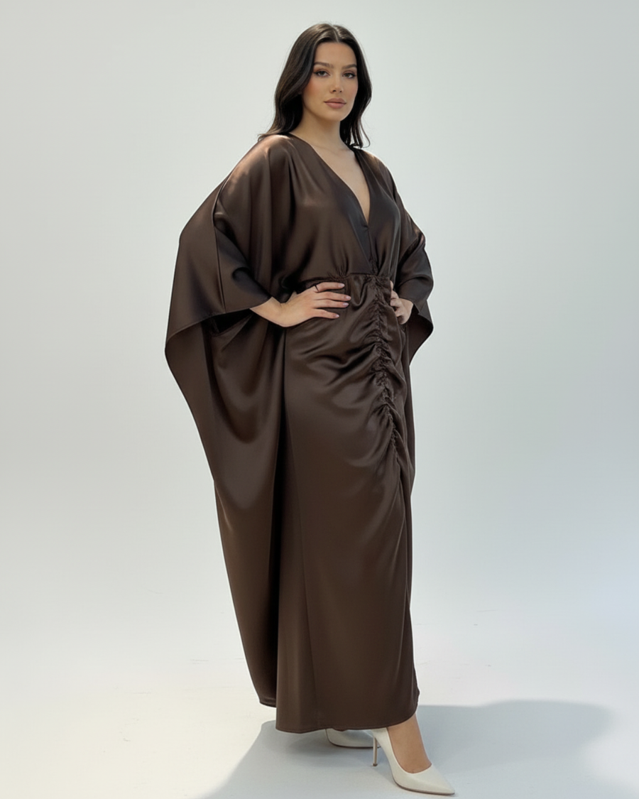 Vestido Cléa Marrón