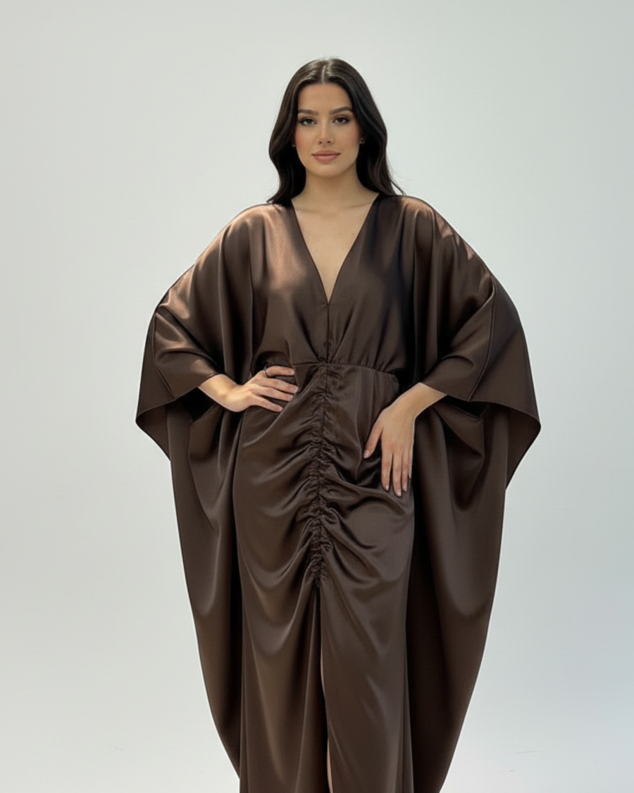 Vestido Cléa Marrón