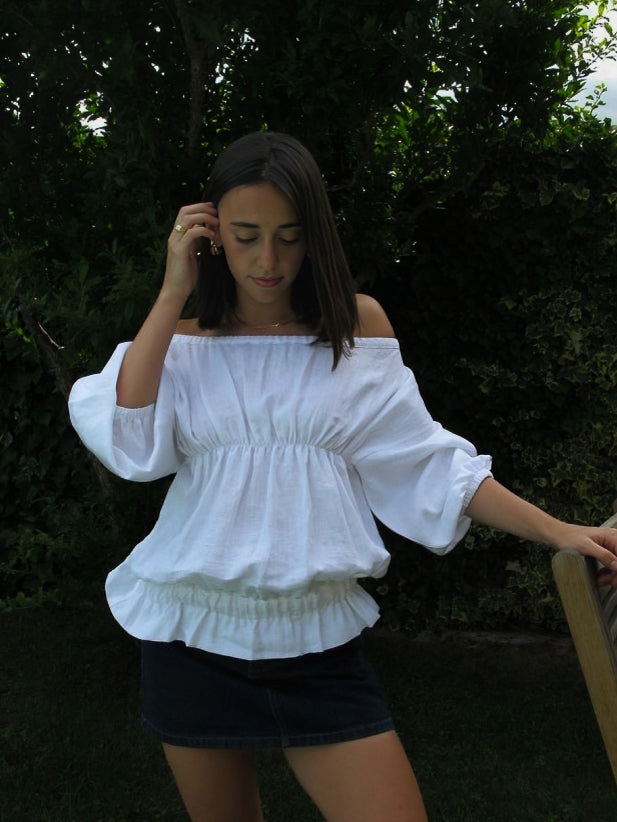 Blusa Naia de Lino