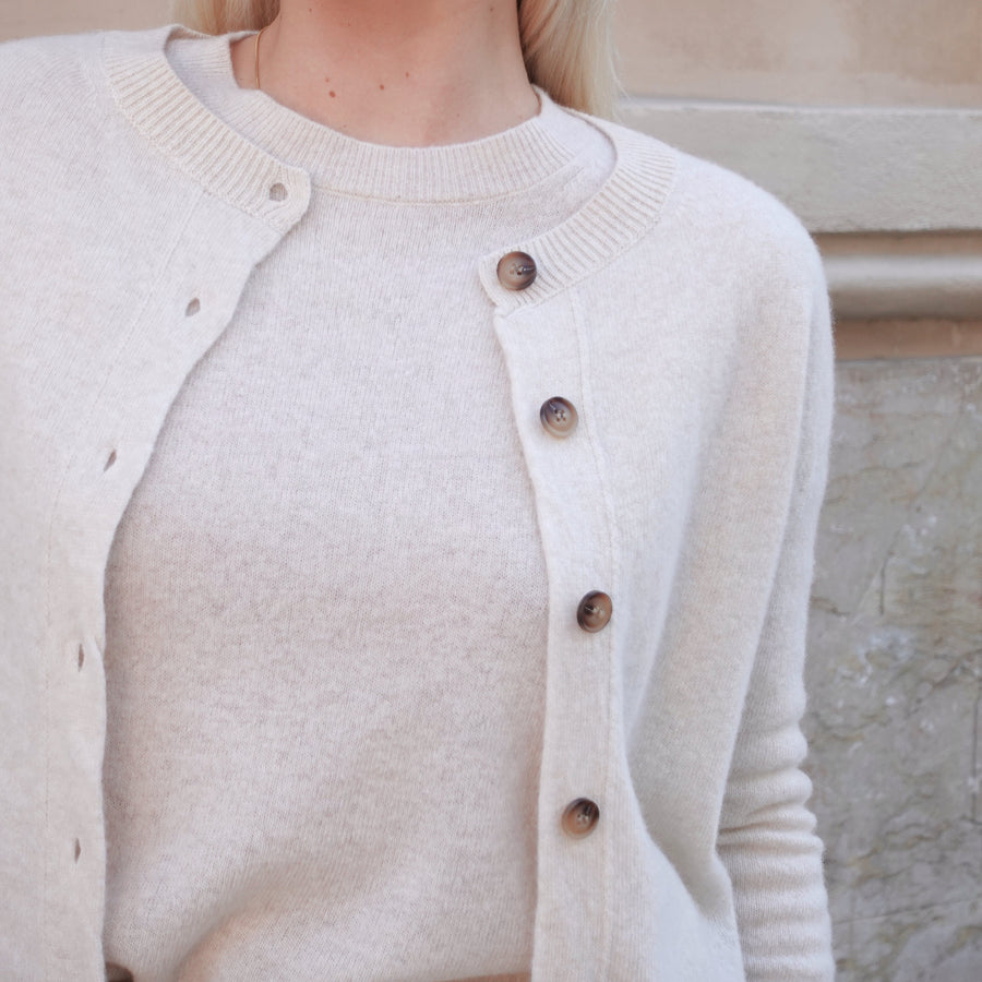 Twinset de Lana Linoa Beige