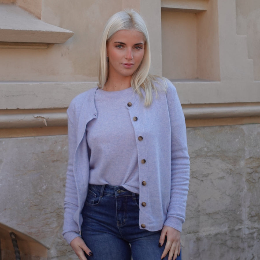 Twinset de Lana Linoa Azul