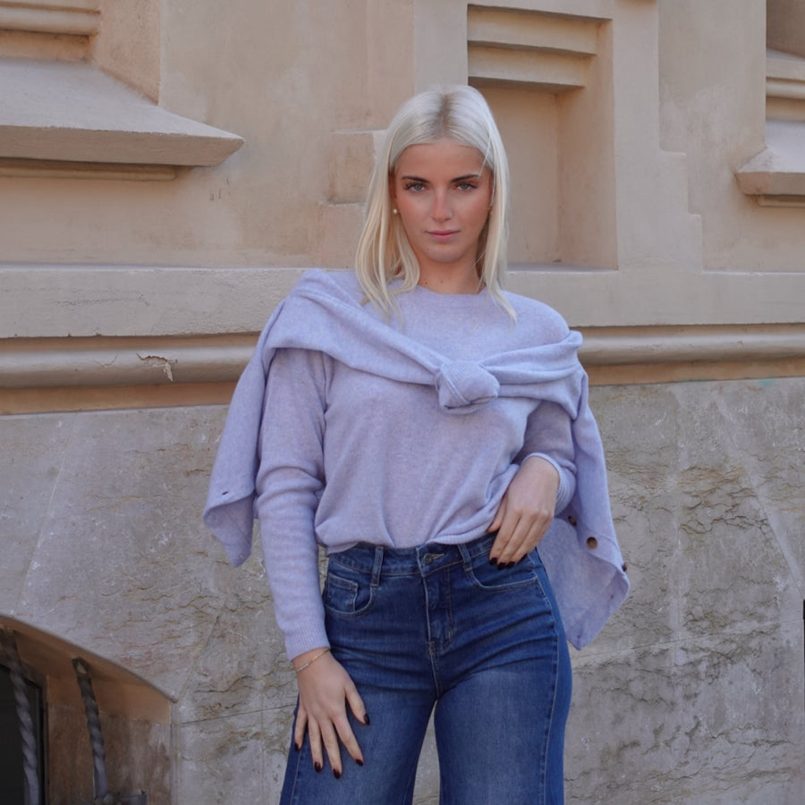 Twinset de Lana Linoa Azul